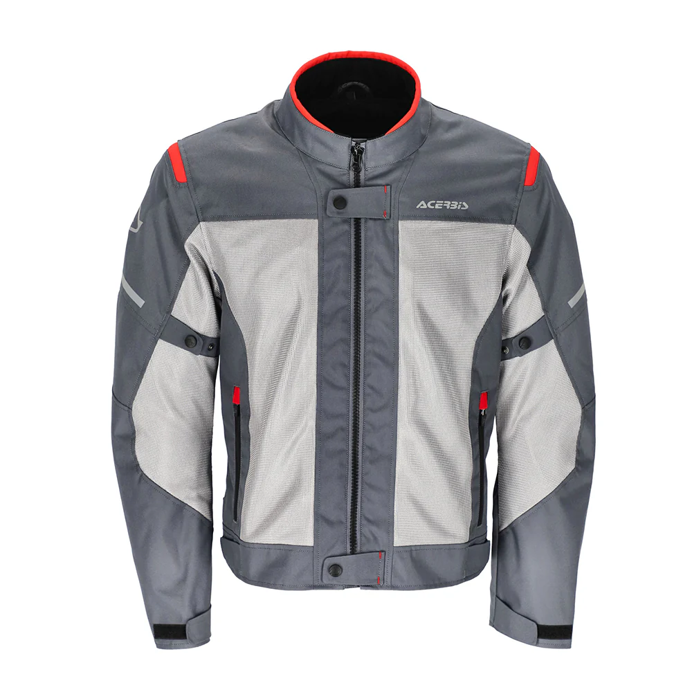 Ramsey My Vented - Sport Touring Jacket (Grey/Red)