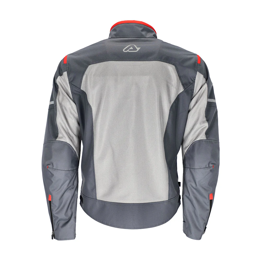 Ramsey My Vented - Sport Touring Jacket (Grey/Red) - Image 2