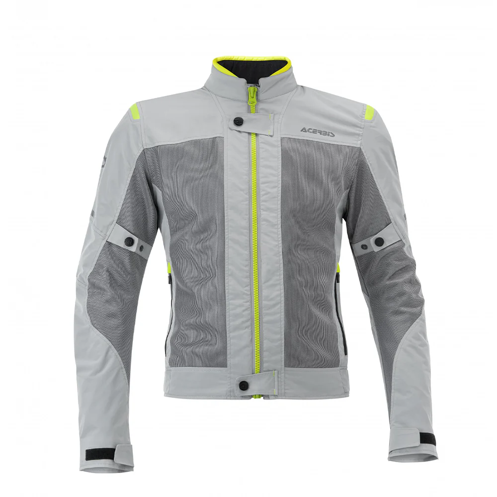 Ramsey My Vented - Sport Touring Jacket (Grey/Yellow)