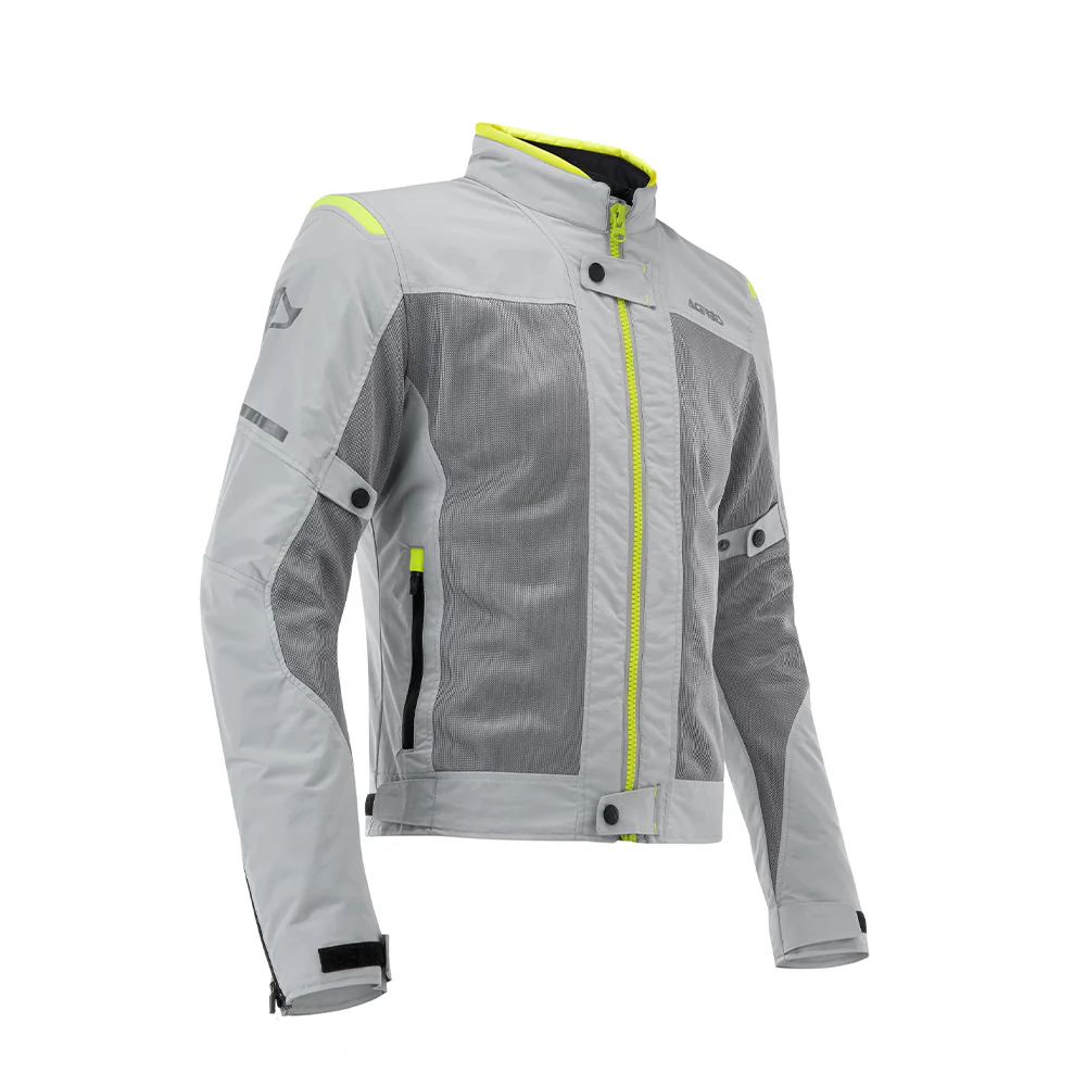 Ramsey My Vented - Sport Touring Jacket (Grey/Yellow) - Image 3