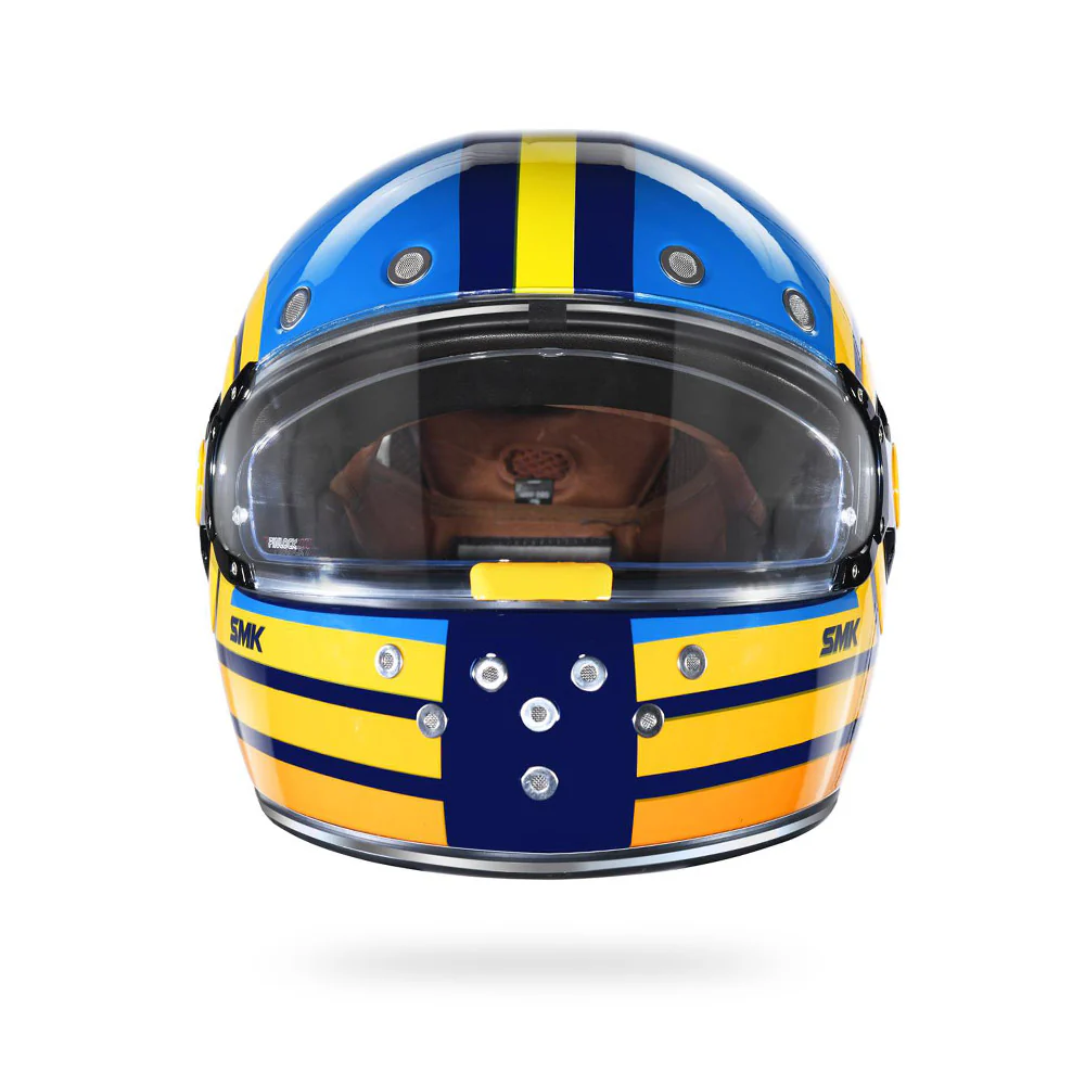 Retro Ranko - Motorcycle Riding Helmet (Gloss Yellow) - Image 2