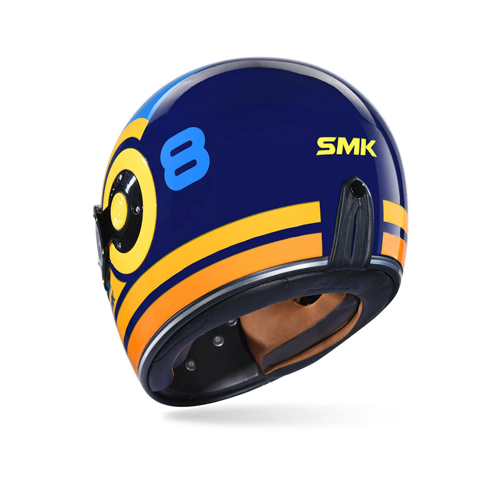 Retro Ranko - Motorcycle Riding Helmet (Gloss Yellow) - Image 4