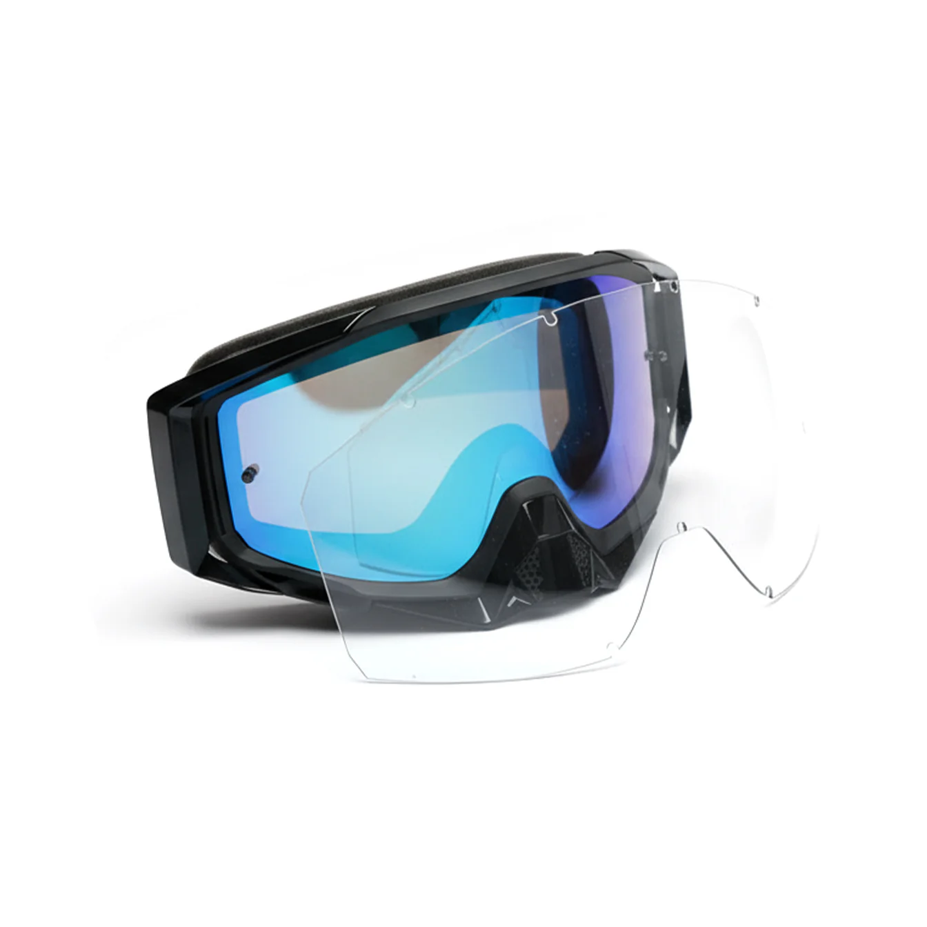 Revver - MX Goggles with UV Protection (Black) - Image 3