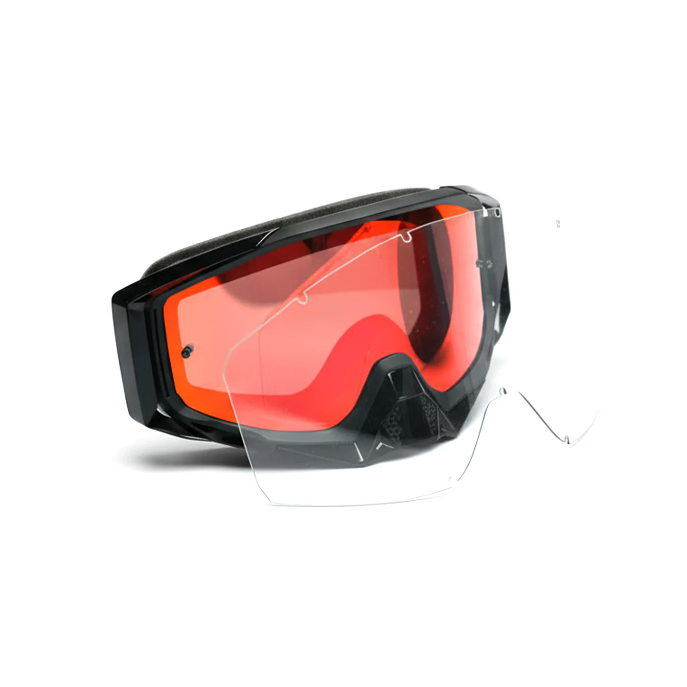 Revver (Revo) - Anti Fog & Anti Scratch MX Goggles (Orange) - Image 3
