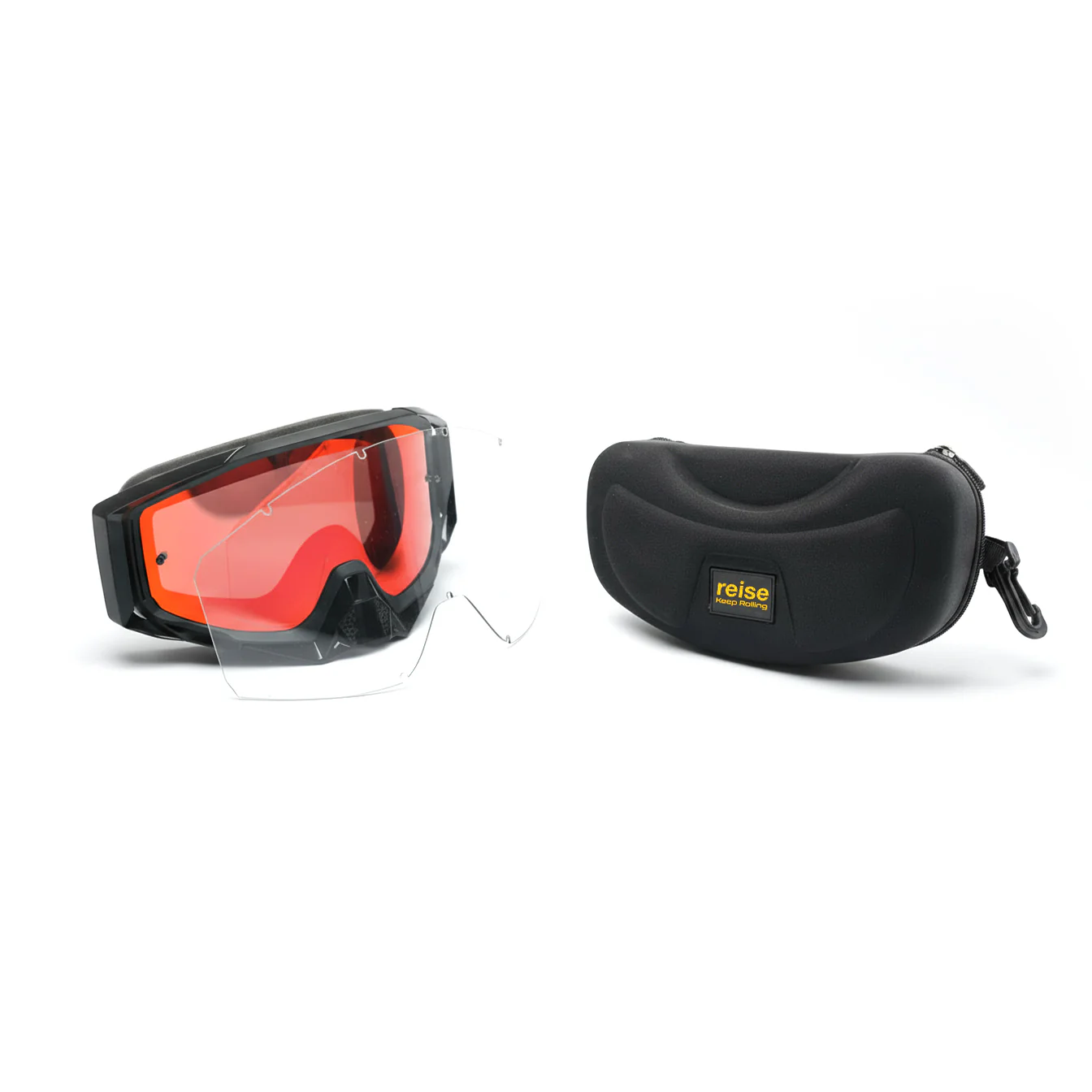 Revver (Revo) - Anti Fog & Anti Scratch MX Goggles (Orange) - Image 4