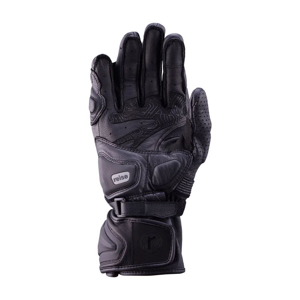 Rhodes - Full Gauntlet Touring Gloves (Black) - Image 8