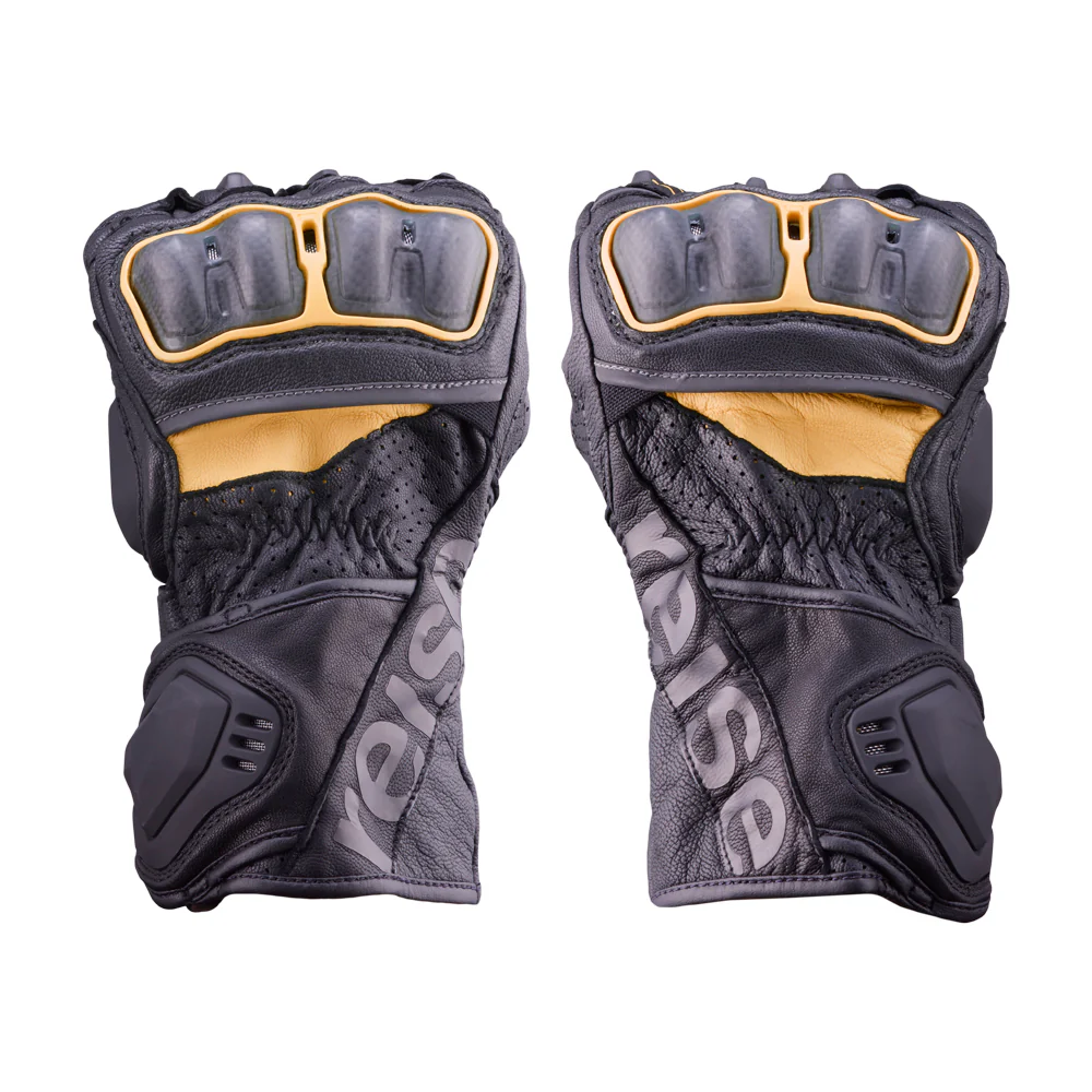 Rhodes - Full Gauntlet Touring Gloves (Orange) - Image 3