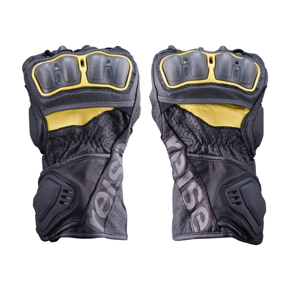 Rhodes - Full Gauntlet Touring Gloves (Yellow) - Image 3