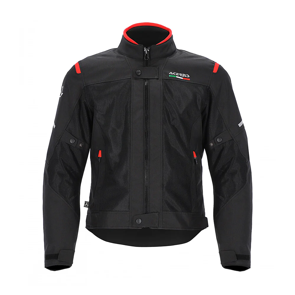 Ruby - All Weather Sport Riding Jacket (Black/Red)