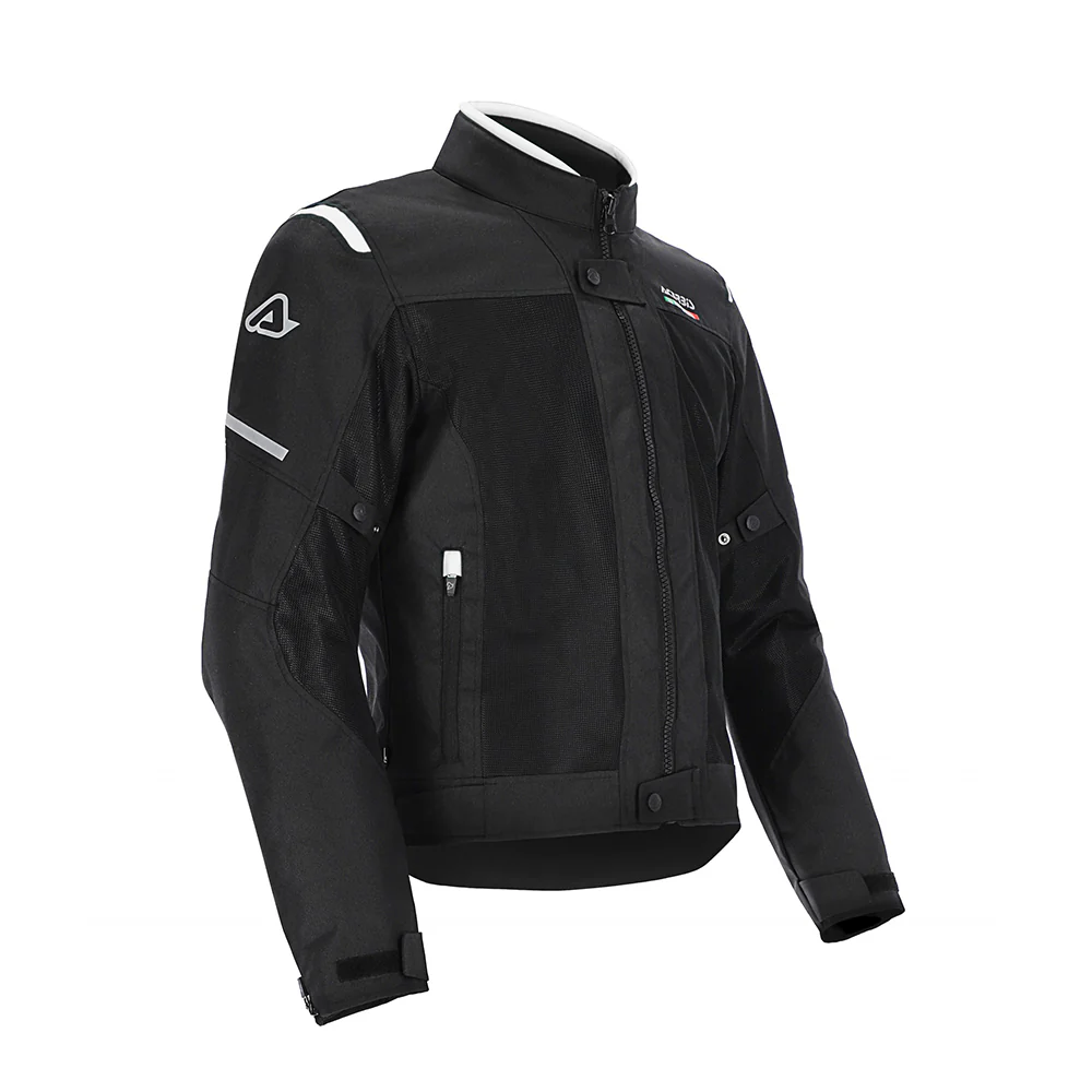 Ruby - All Weather Sport Riding Jacket (Black/White) - Image 3