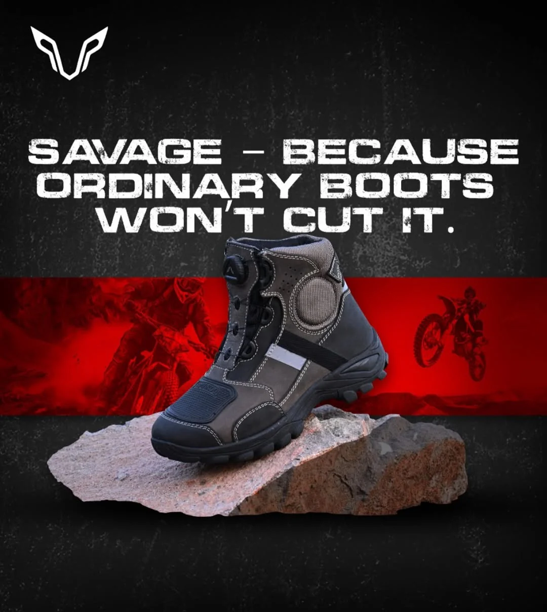 Savage - Adventure Touring Boots - Black - Image 5