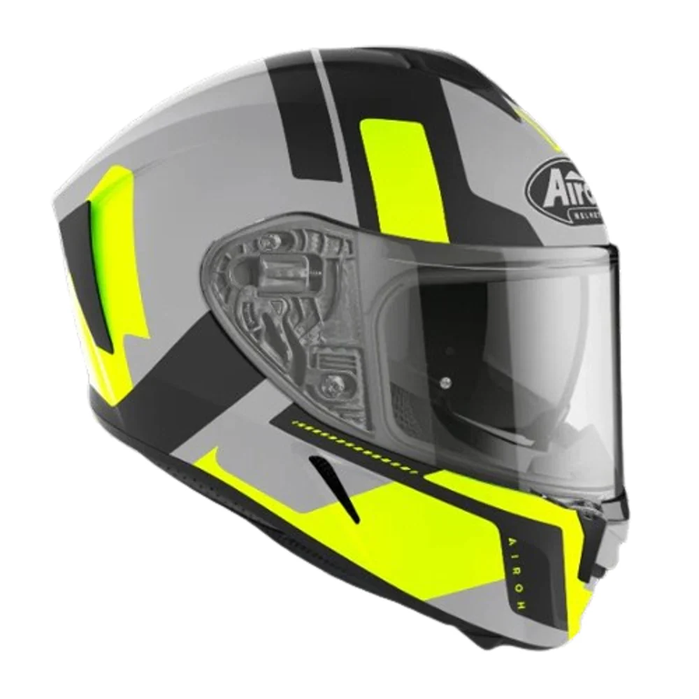 Spark Shogun - Motorcycle Riding Helmet (Matt Yellow) - Image 3