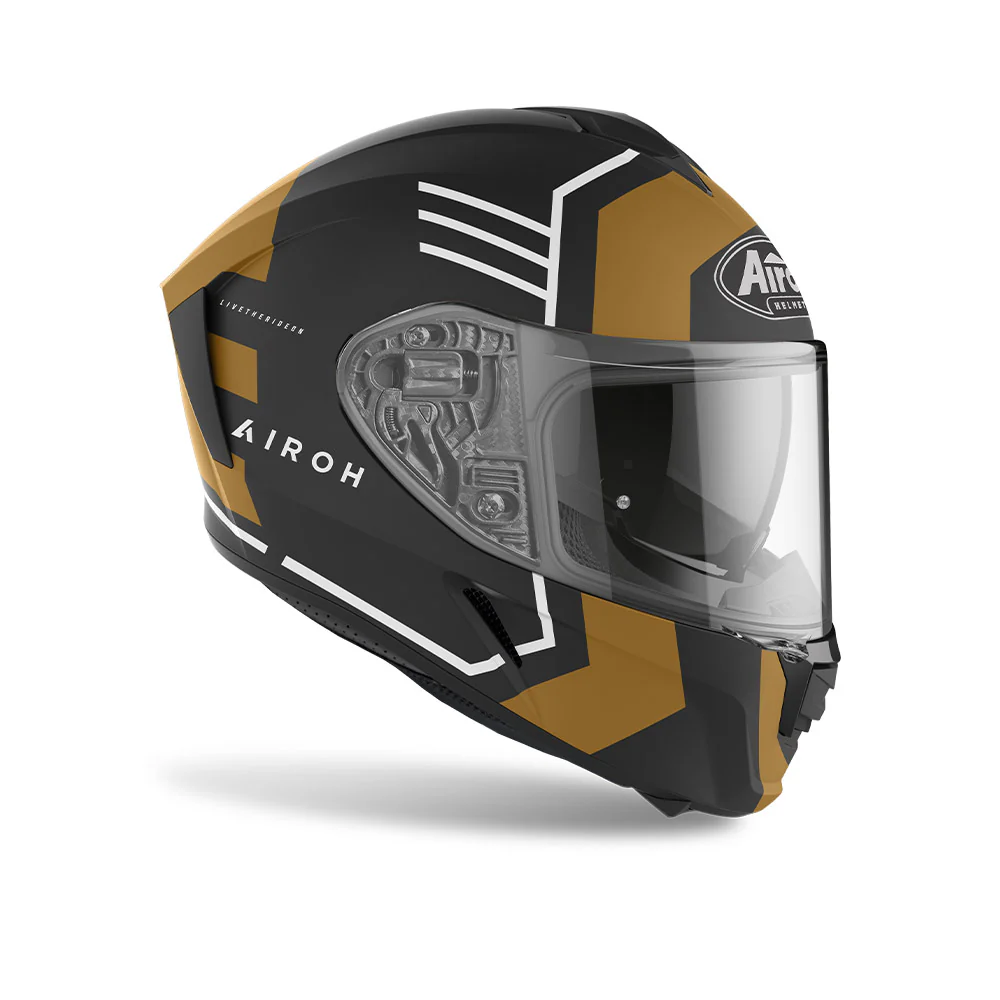Spark Thrill - Motorcycle Riding Helmet (Matt Gold) - Image 2