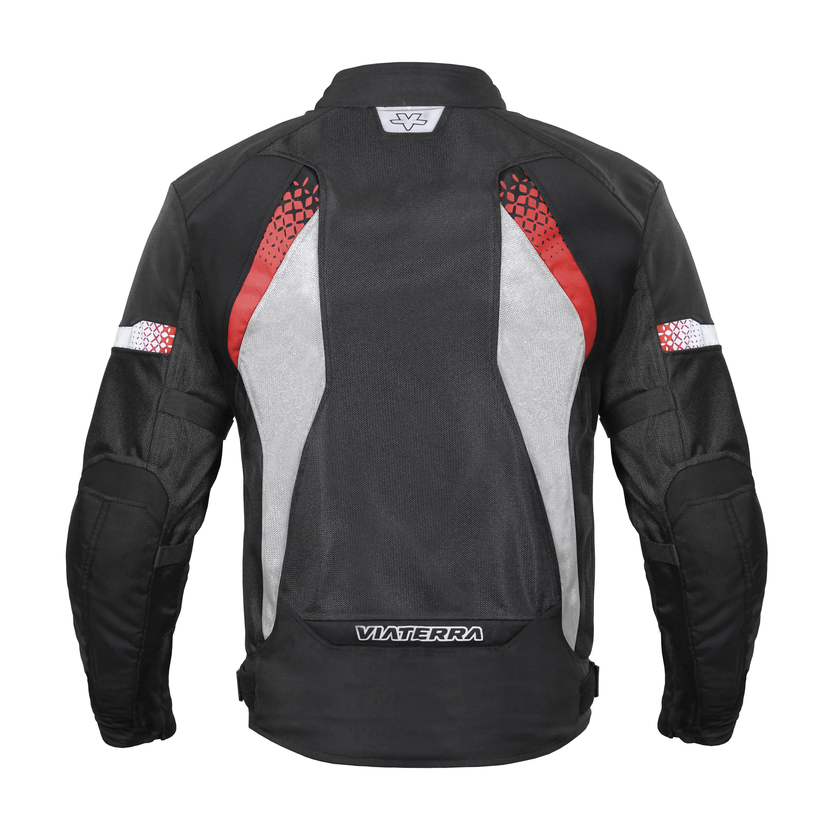 Spencer - Street Mesh Motorcycle Riding Jacket (Red) - Image 2