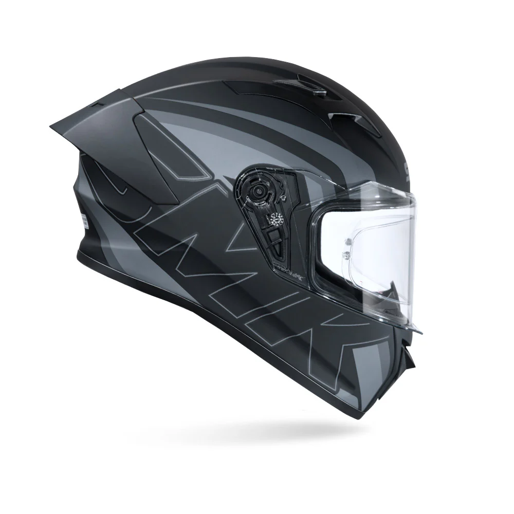 Stellar Stage MA262 - Motorcycle Riding Helmet (Matt Black) - Image 2