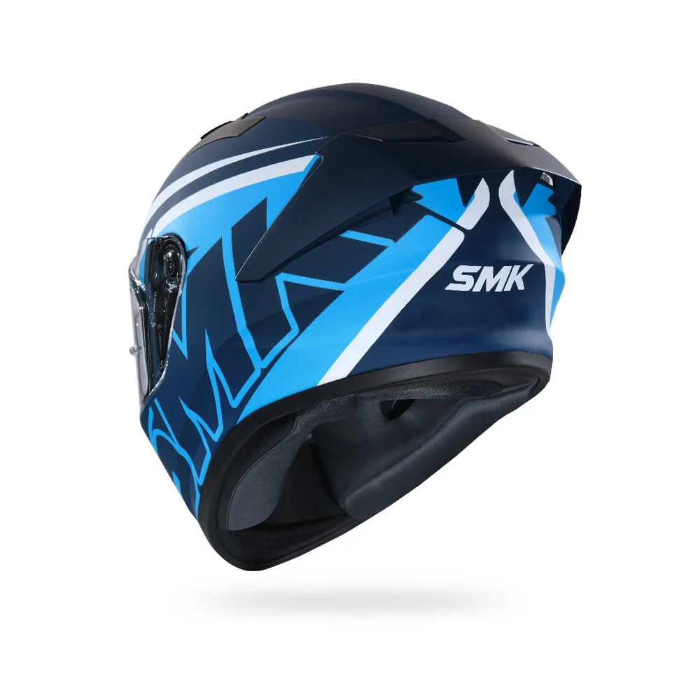 Stellar Stage - Motorcycle Riding Helmet (Matt Blue) - Image 3