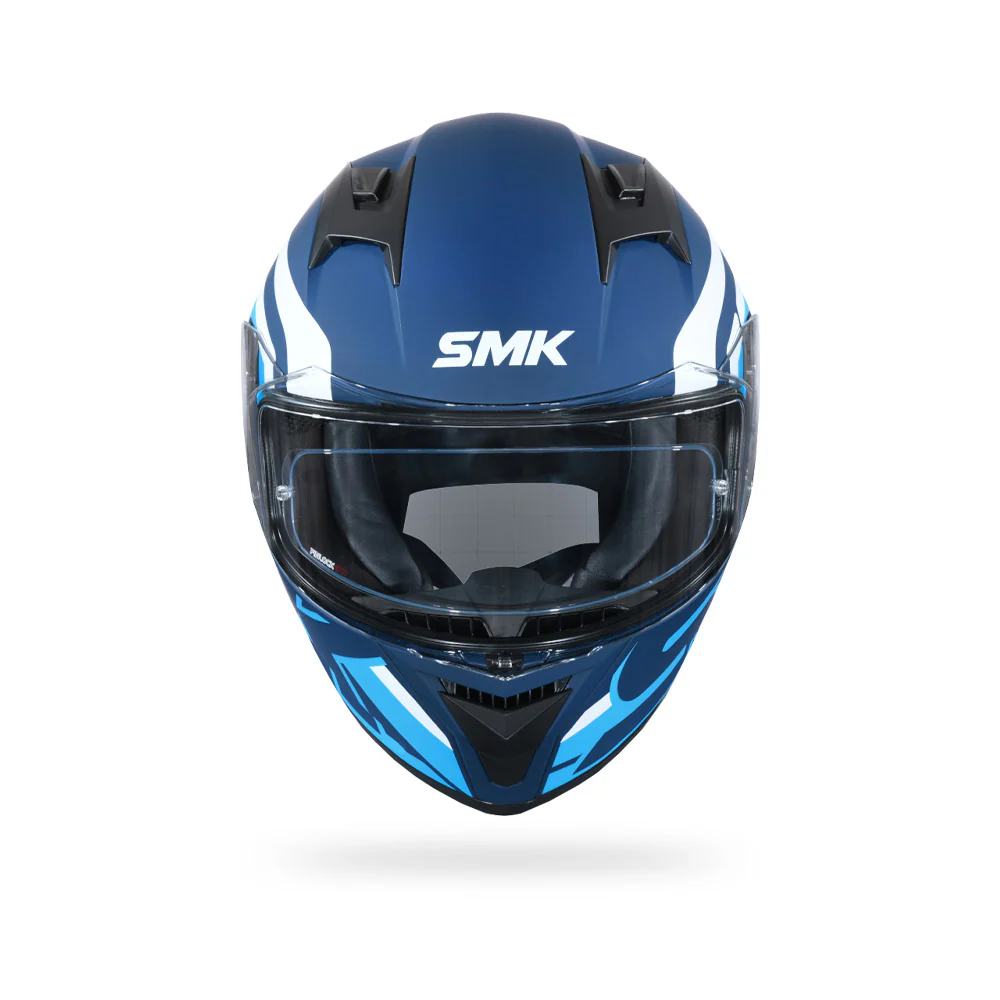 Stellar Stage - Motorcycle Riding Helmet (Matt Blue) - Image 4