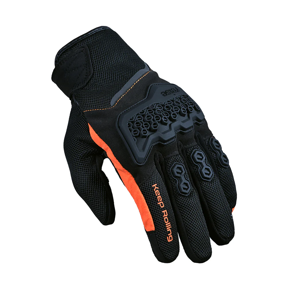 Strada - Urban Riding Gloves (Orange) - Image 11