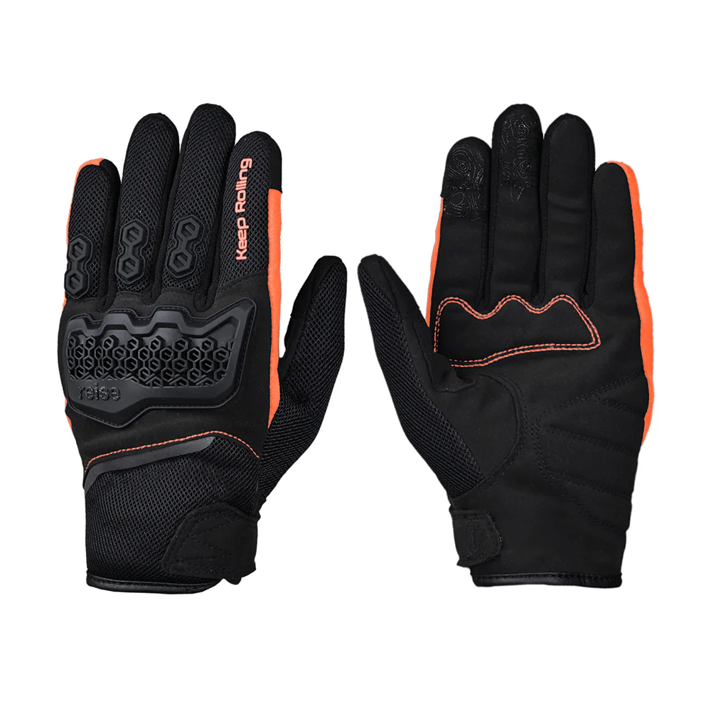 Strada - Urban Riding Gloves (Orange) - Image 3