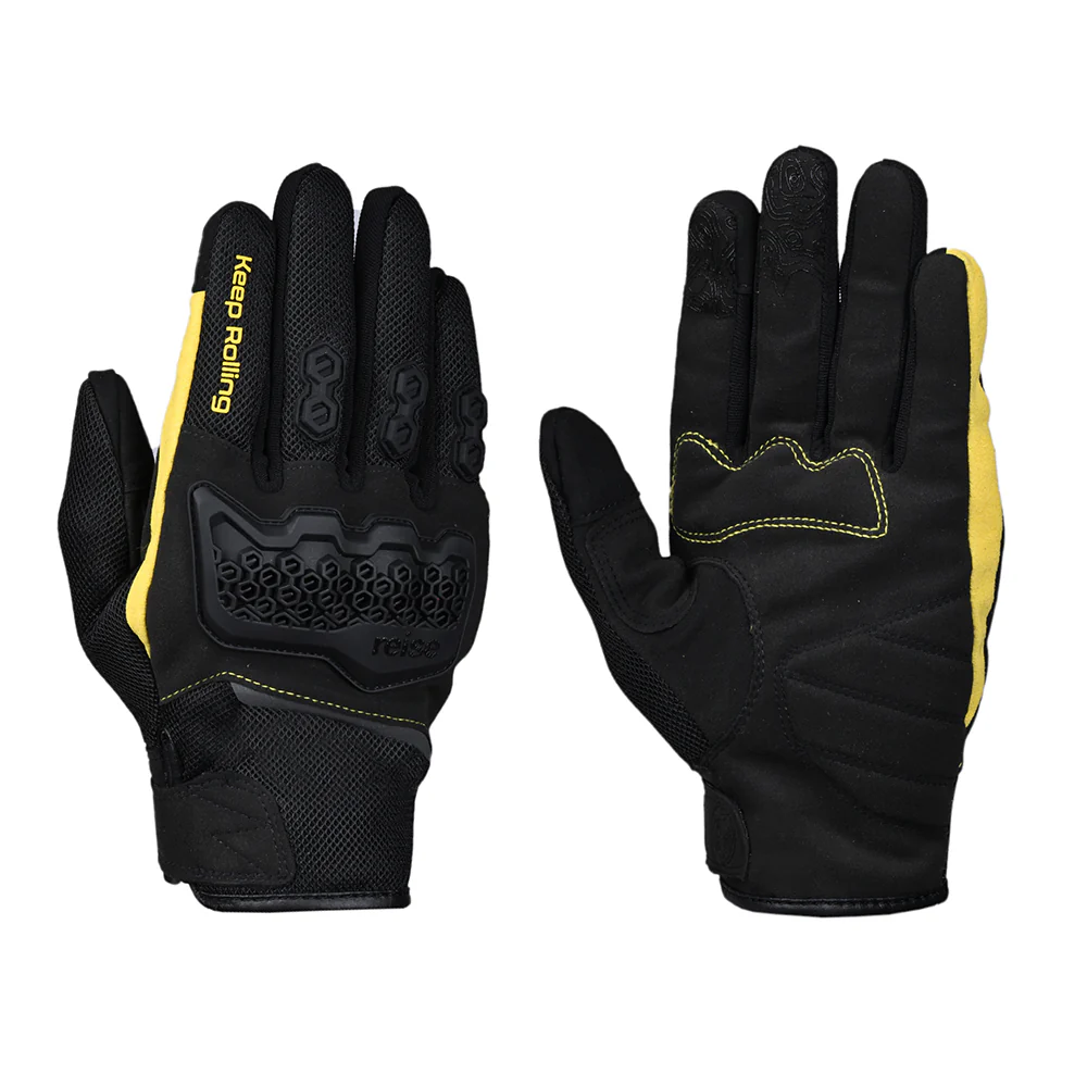 Strada - Urban Riding Gloves (Yellow) - Image 3