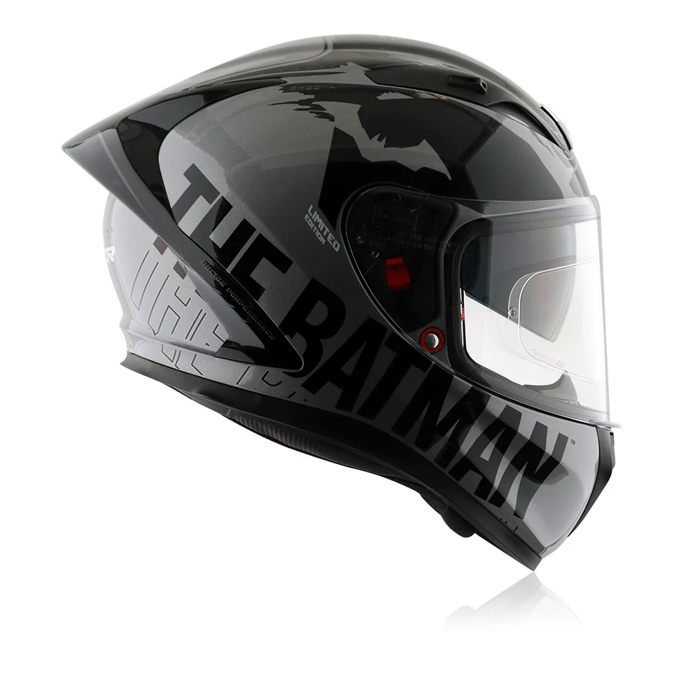 Street DC Batman - Motorcycle Riding Helmet (Anthracite/Black) - Image 5
