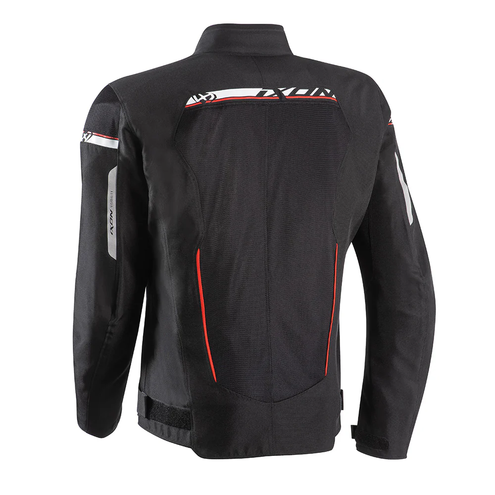 T-Rex - All Weather Riding Jacket (Black/White/Red) - Image 2