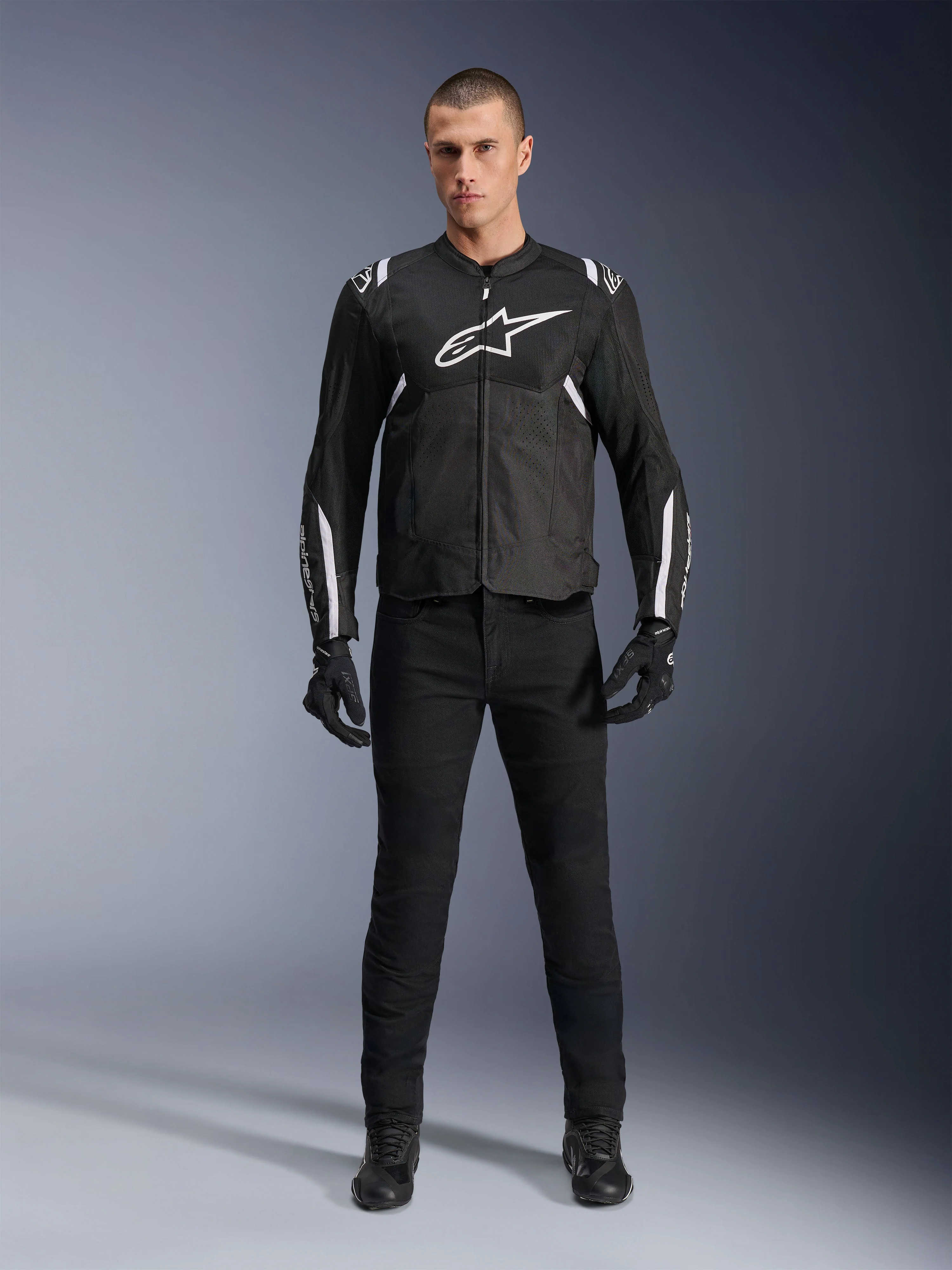 T-Sps Air V2 - Summer Riding Jacket (Black/White) - Image 5