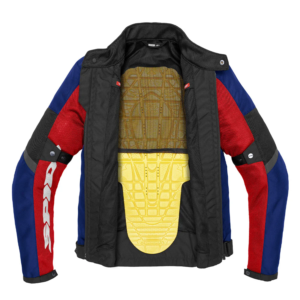 Tek Net - Summer Adventure Touring Jacket (Black/Blue/Red) - Image 2