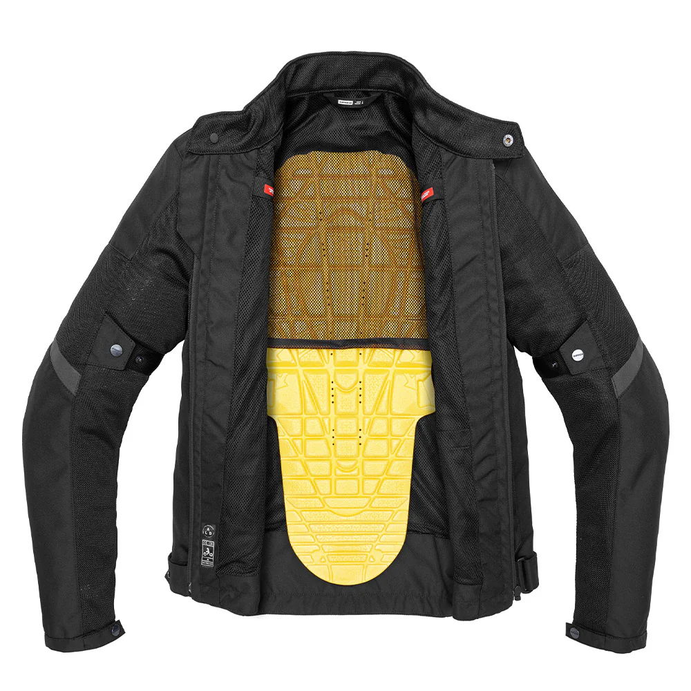 Tek Net - Summer Adventure Touring Jacket (Black) - Image 4