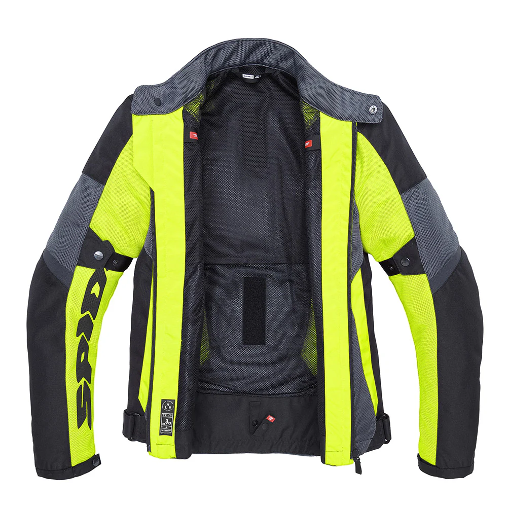 Tek Net - Summer Adventure Touring Jacket (Black/Yellow) - Image 3