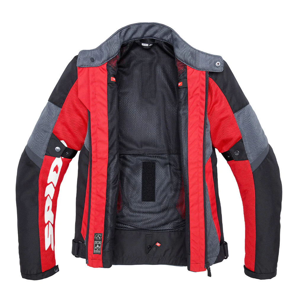 Tek Net - Summer Adventure Touring Jacket (Red) - Image 3