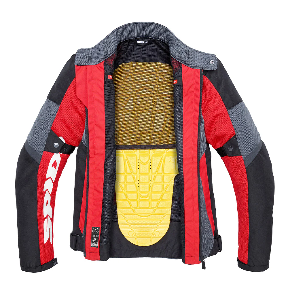 Tek Net - Summer Adventure Touring Jacket (Red) - Image 4