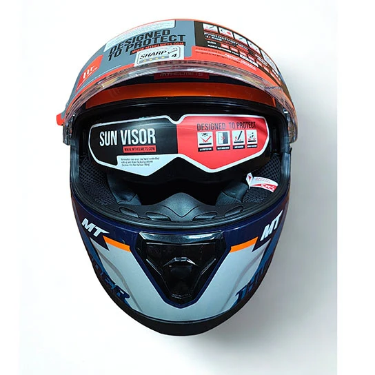 Thunder 3 Sv Pro Arual C7 - Motorcycle Riding Helmet (Gloss Blue/Black) - Image 3