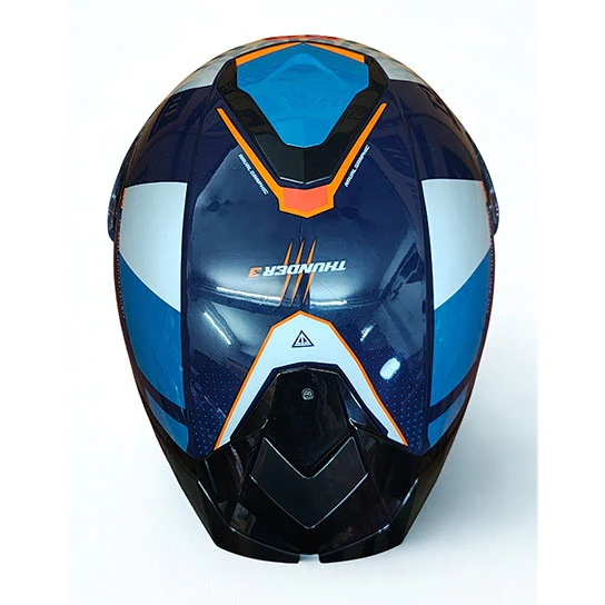 Thunder 3 Sv Pro Arual C7 - Motorcycle Riding Helmet (Gloss Blue/Black) - Image 4