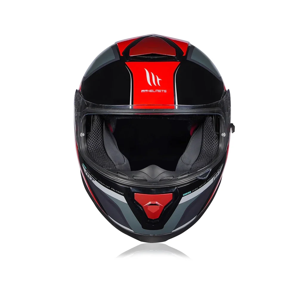 Thunder 3 Sv Pro Nova B5 - Motorcycle Riding Helmet (Gloss Black/Grey/Fluor Red) - Image 3