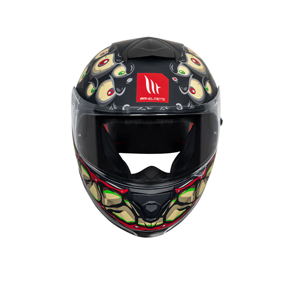 Thunder 3 SV Pro Yarn - Motorcycle Riding Helmet (Matt Black/Yellow/Red) - Image 3