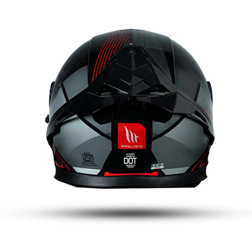 Thunder 3 Sv (Spoiler) Enigma B1 - Motorcycle Riding Helmet (Fluor/Gloss) - Image 4