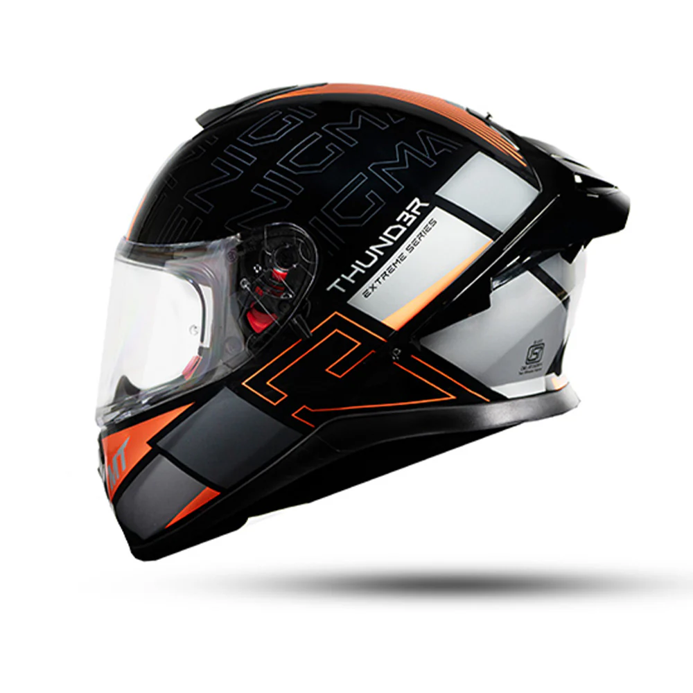 Thunder 3 Sv (Spoiler) Enigma B14 - Motorcycle Riding Helmet (Fluor/Gloss)