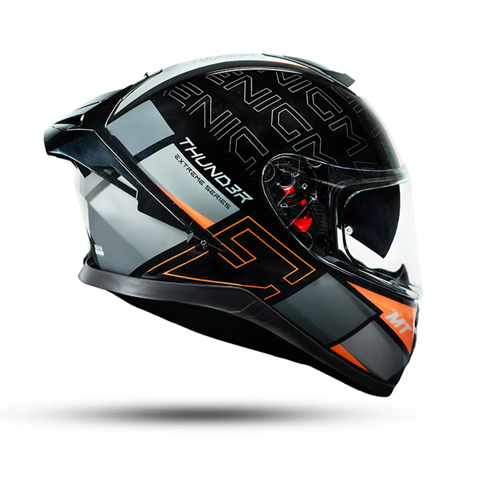 Thunder 3 Sv (Spoiler) Enigma B14 - Motorcycle Riding Helmet (Fluor/Gloss) - Image 2
