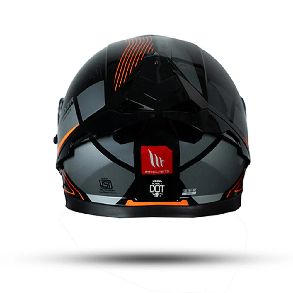 Thunder 3 Sv (Spoiler) Enigma B14 - Motorcycle Riding Helmet (Fluor/Gloss) - Image 4