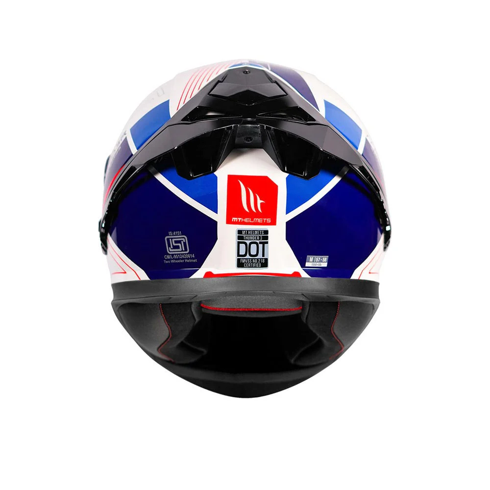 Thunder 3 Pro Enigma - Motorcycle Riding Helmet (Gloss Blue) - Image 4