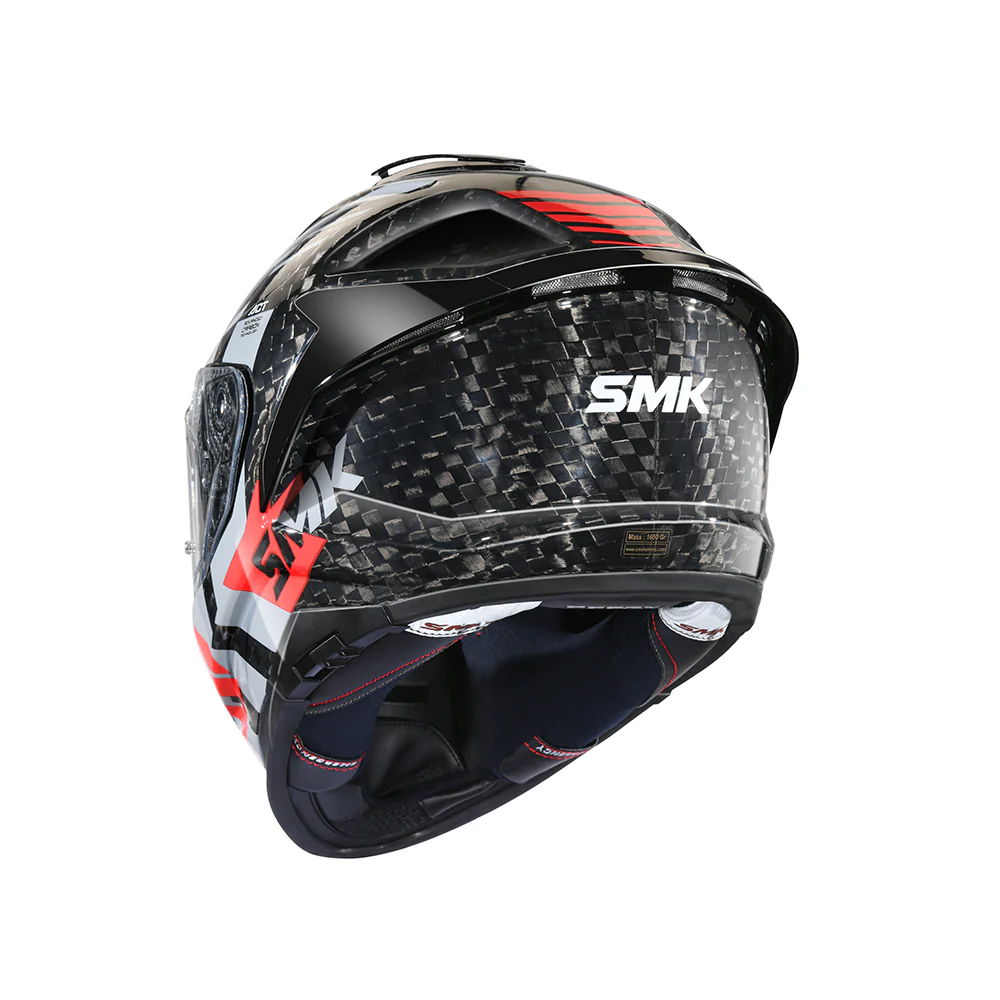 Titan Carbon T-Race GL263 - Motorcycle Riding Helmet (Black) - Image 6