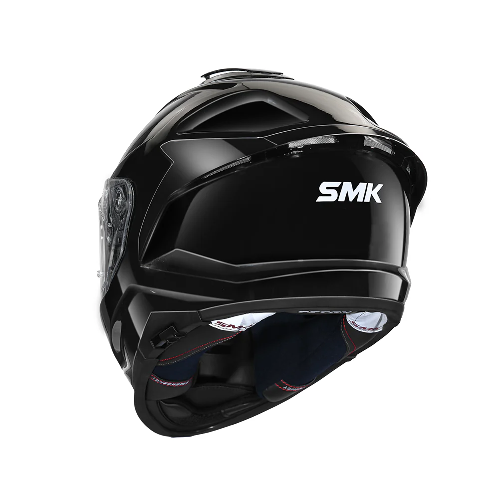 Titan Solid - Motorcycle Riding Helmet (Gloss Black) - Image 3