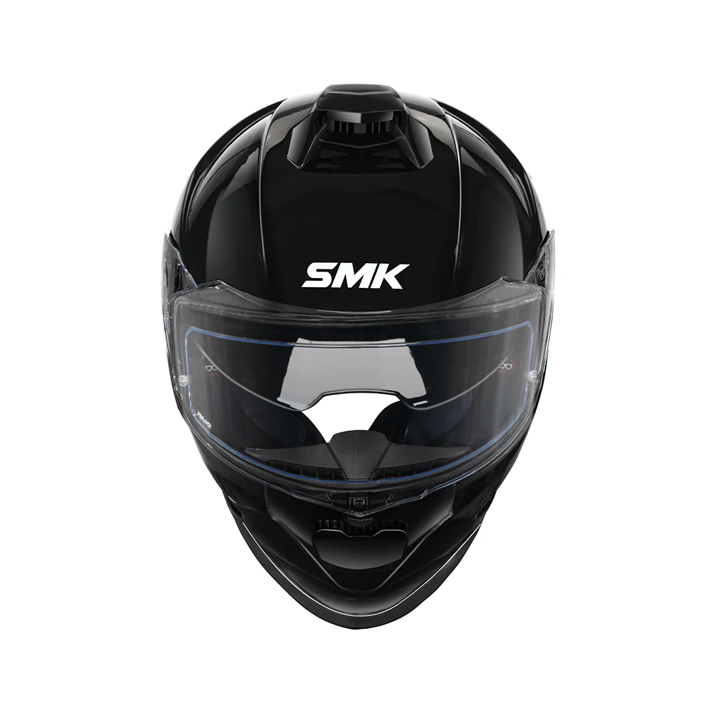 Titan Solid - Motorcycle Riding Helmet (Gloss Black) - Image 4