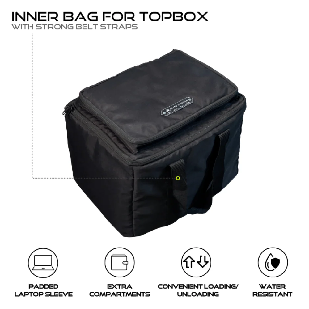 Top Box - 42L - Innerbag for Motorcyclists (Black) - Image 2