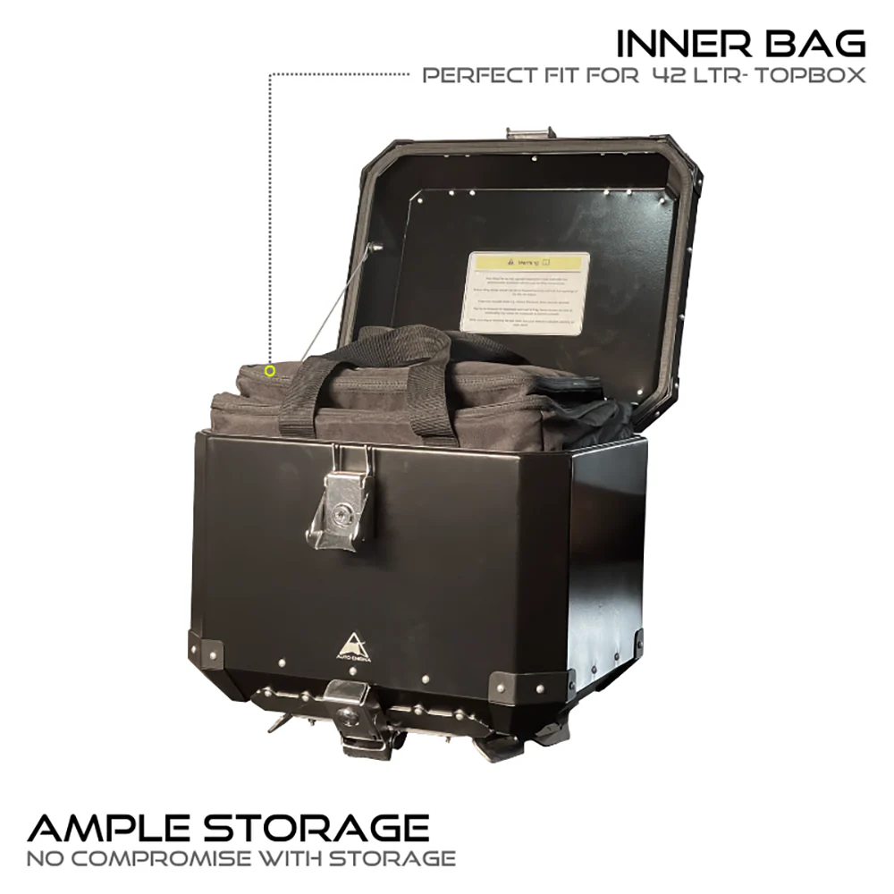 Top Box - 42L - Innerbag for Motorcyclists (Black) - Image 4