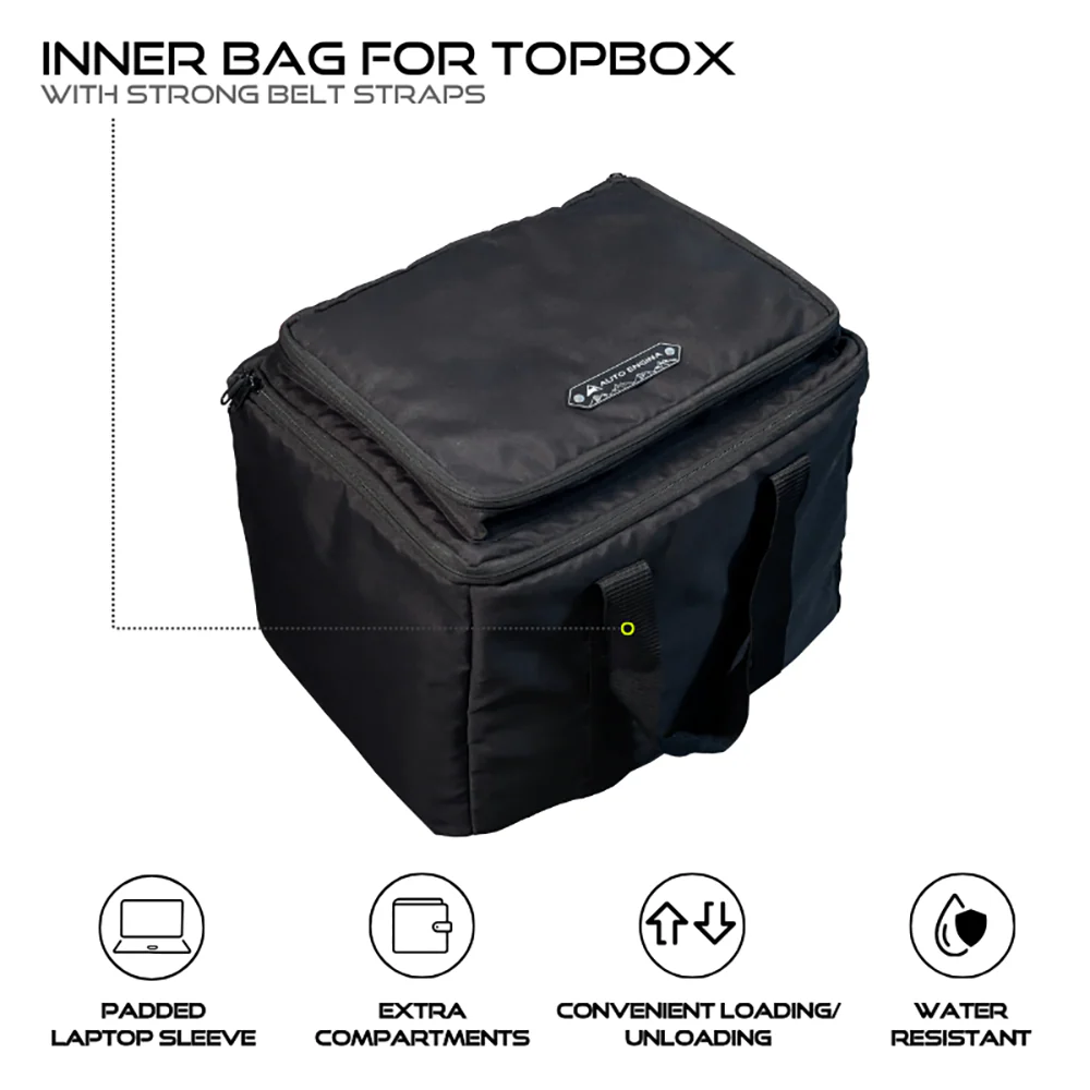 Top Box - 42L - Innerbag for Motorcyclists (Black) - Image 5