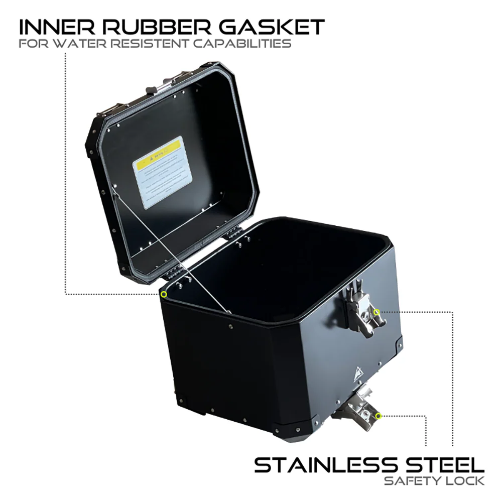 Top Box - 42L - Innerbag for Motorcyclists (Black) - Image 6