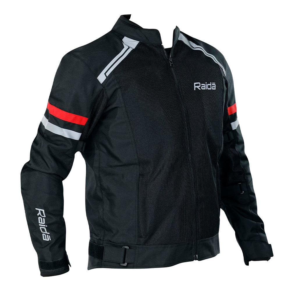 Tourer - Urban Riding Jacket (Black/Red) - Image 2