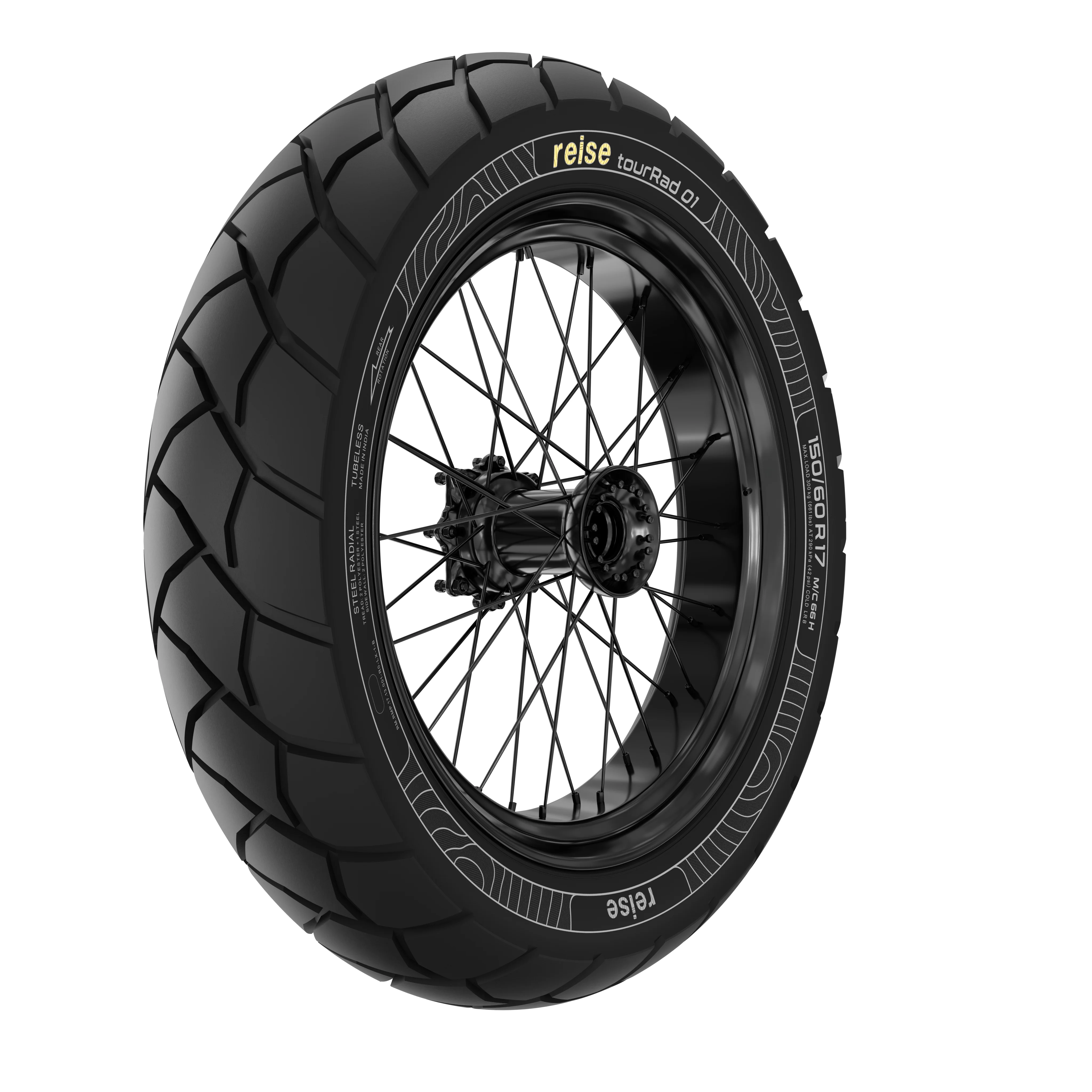 tourRad 01 150/60R17 66H Rear Tubeless Tyre